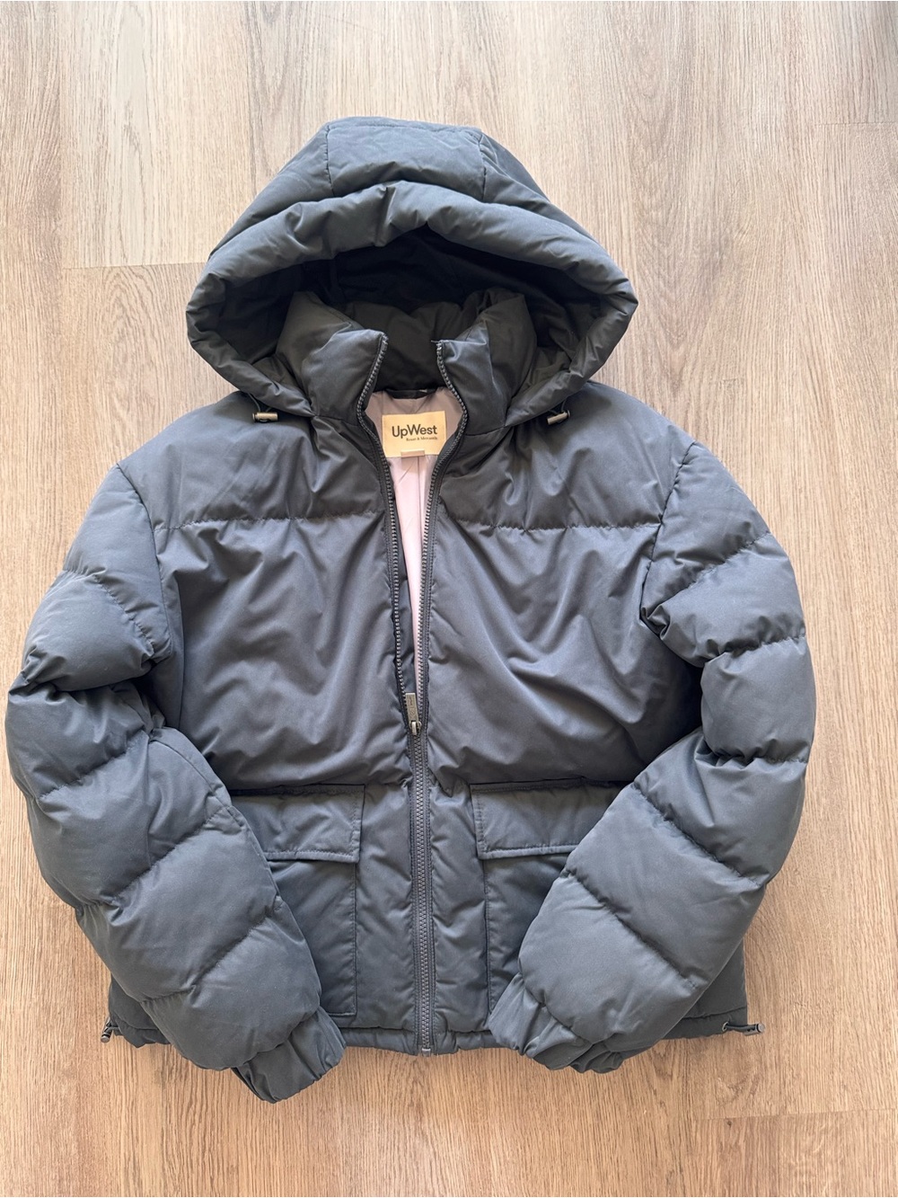 UpWest Adventure Hooded Puffer Jacket - Gray